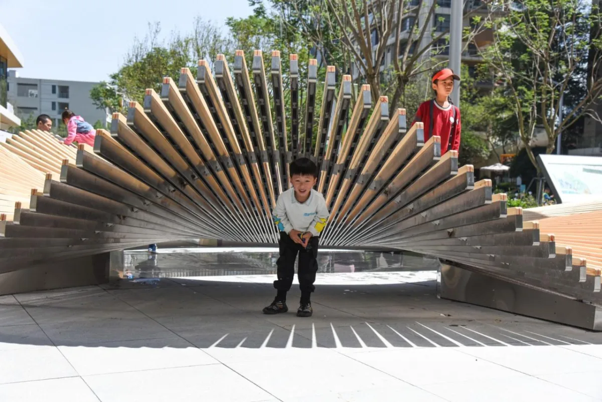 BIM建筑|一片落入绿洲的花瓣 / 成都直现建筑设计