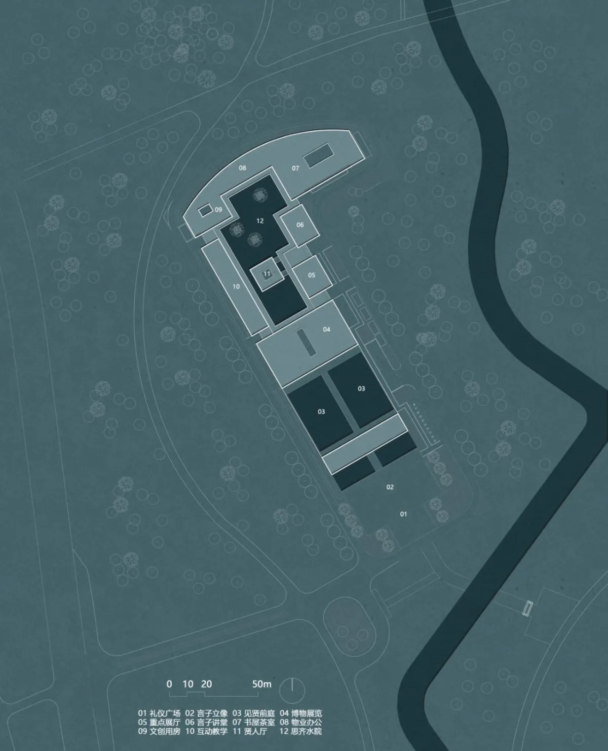 BIM建筑|言子书院 / 华南理工大学建筑设计研究院