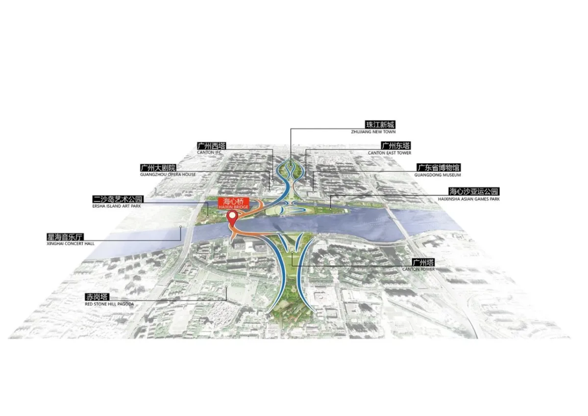 BIM建筑|广州海心桥 / 华南理工大学建筑设计研究院有限公司