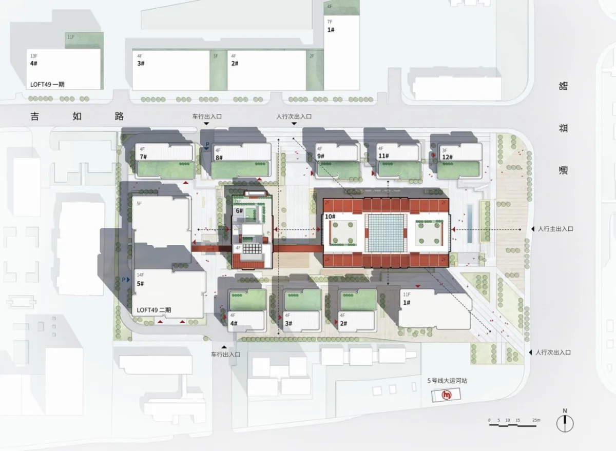BIM建筑|金缮城市，生机街区：杭州LOFT49产业遗存更新 / 朱培栋-line+建筑事务所