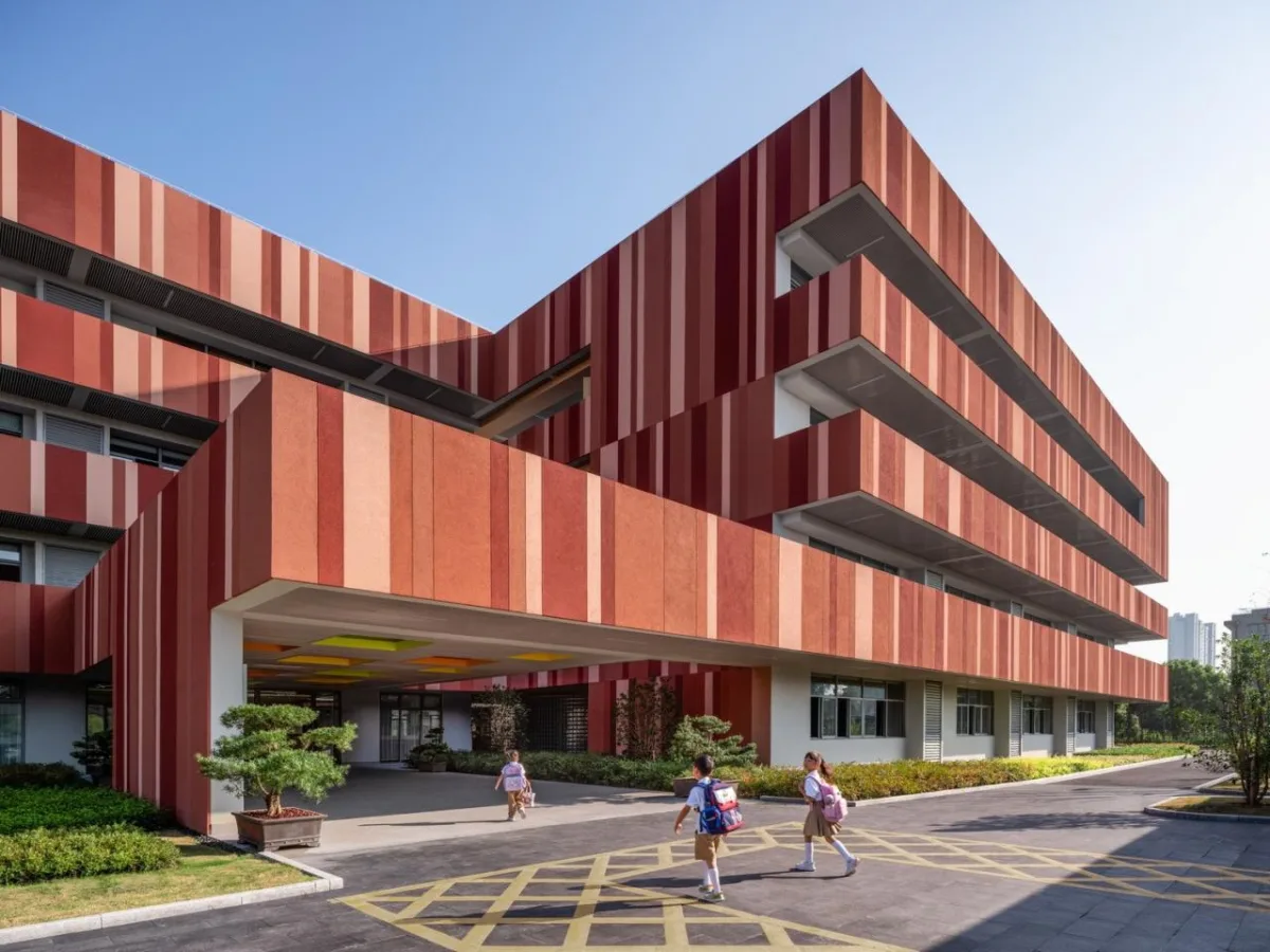 BIM建筑|奉贤区教育学院附属实验小学奉浦小学校区 / 无样建筑工作室