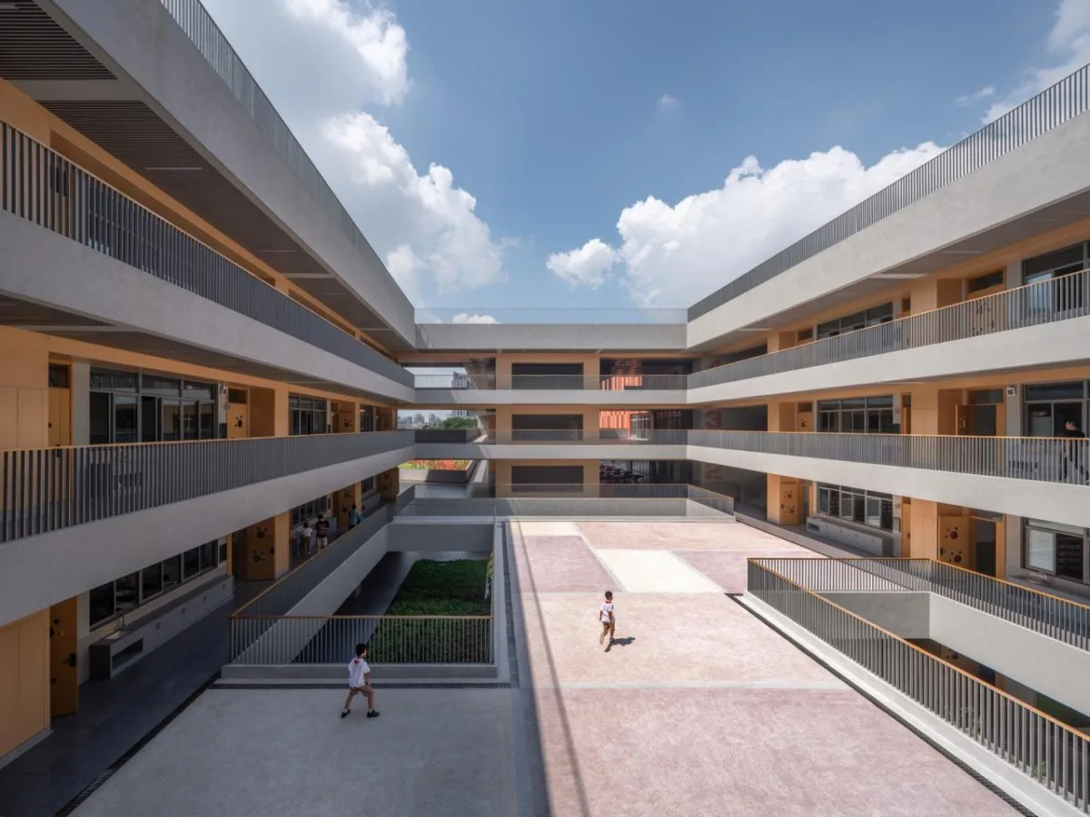 BIM建筑|奉贤区教育学院附属实验小学奉浦小学校区 / 无样建筑工作室