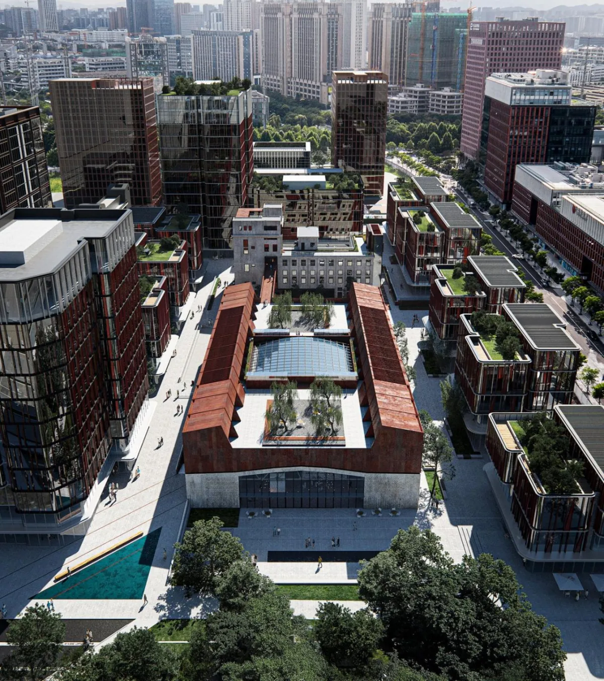 BIM建筑|金缮城市，生机街区：杭州LOFT49产业遗存更新 / 朱培栋-line+建筑事务所