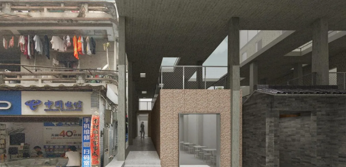 BIM建筑|村中村 / 迹·建筑事务所（TAO）