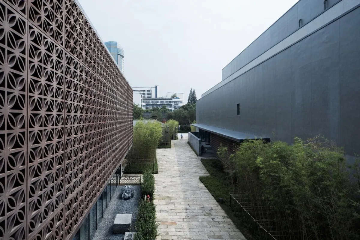 BIM建筑|蔡元培广场及孑民图书馆 / 浙江大学建筑设计研究院