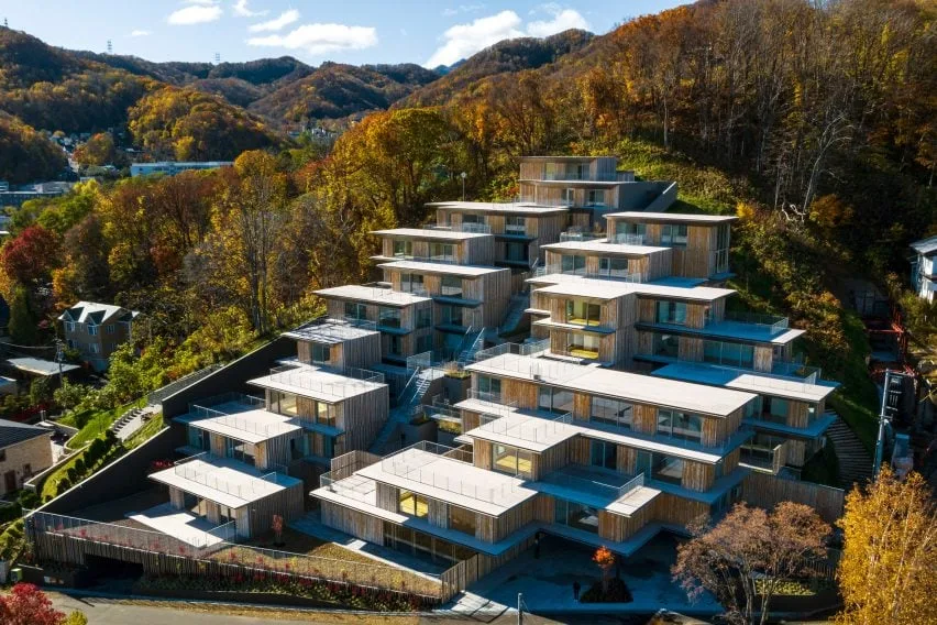 BIM建筑|隈研吾在山坡上设计住宅区
