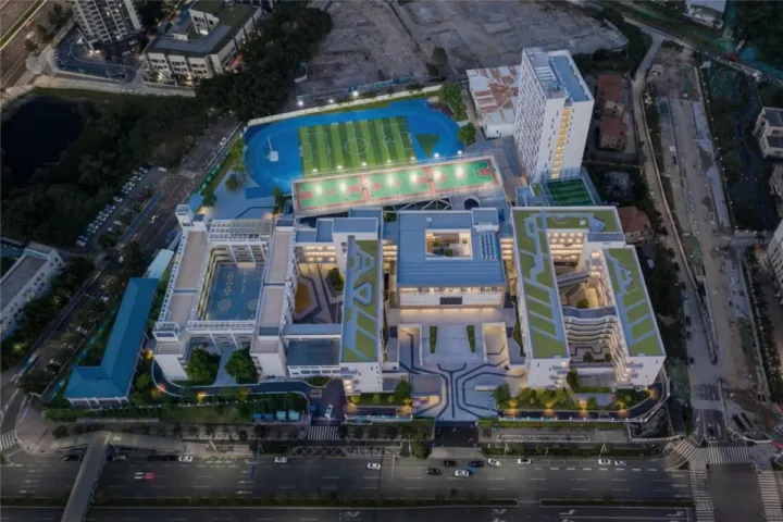 BIM建筑|深圳市坪山区科源实验学校 / 申都设计
