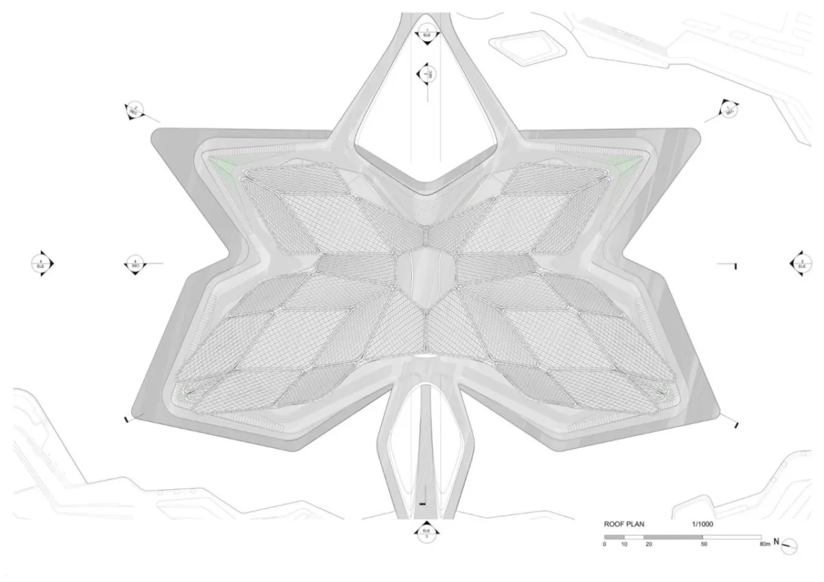 BIM建筑|珠海金湾市民艺术中心 / 扎哈·哈迪德建筑事务所