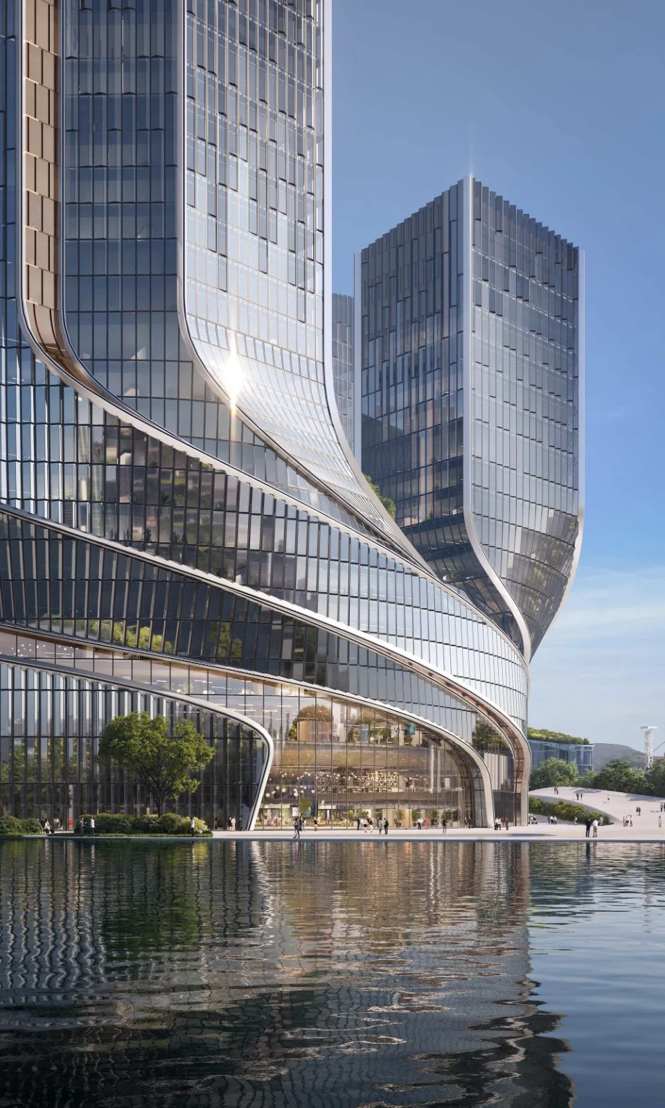 BIM建筑|螺旋大楼：‘腾讯深圳新总部’设计竞赛 / 奥雷·舍人