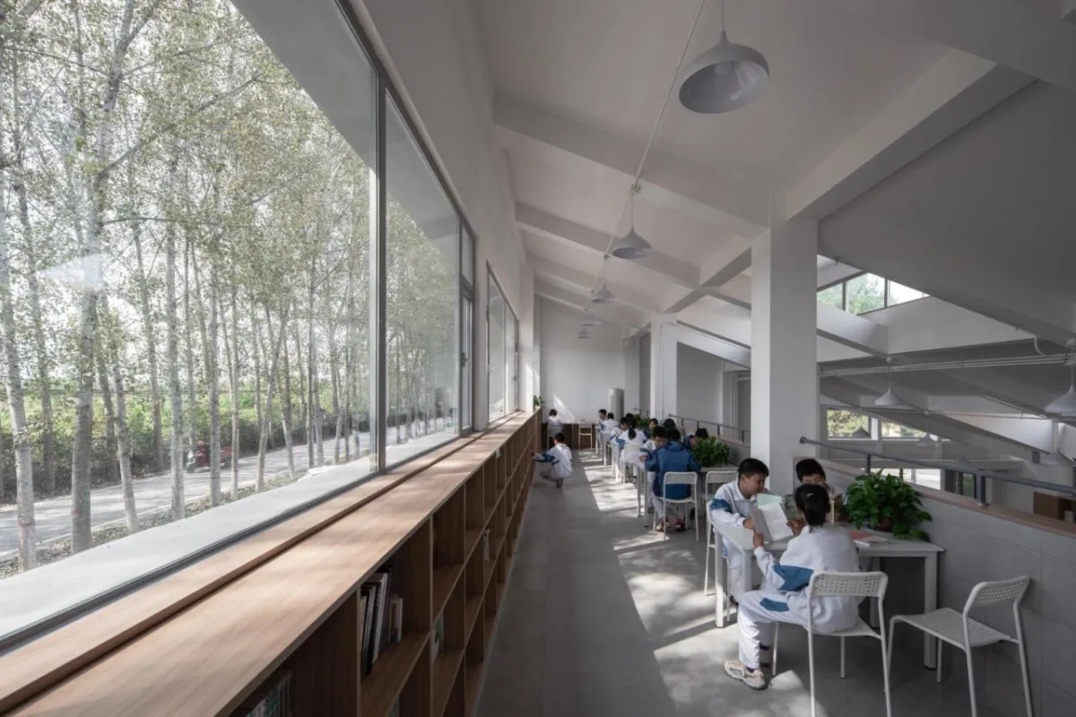 BIM建筑|陕西希望工程校园图书馆2.0 / 垣建筑