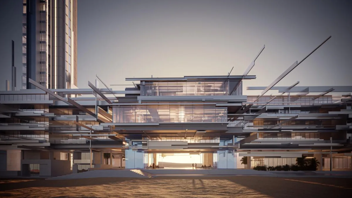 BIM建筑|未来豪华海滨度假胜地 —— Epicon / 10 Design