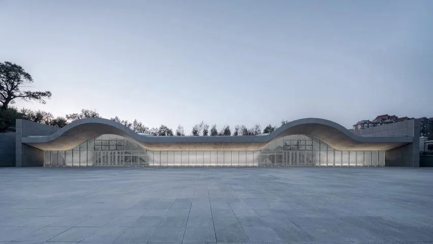 BIM建筑|Wutopia设计地下博物馆混凝土屋顶