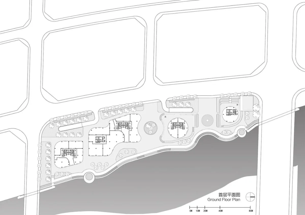 BIM建筑|兰花阁：九流渡滨河艺术街区 / UUA建筑师事务所
