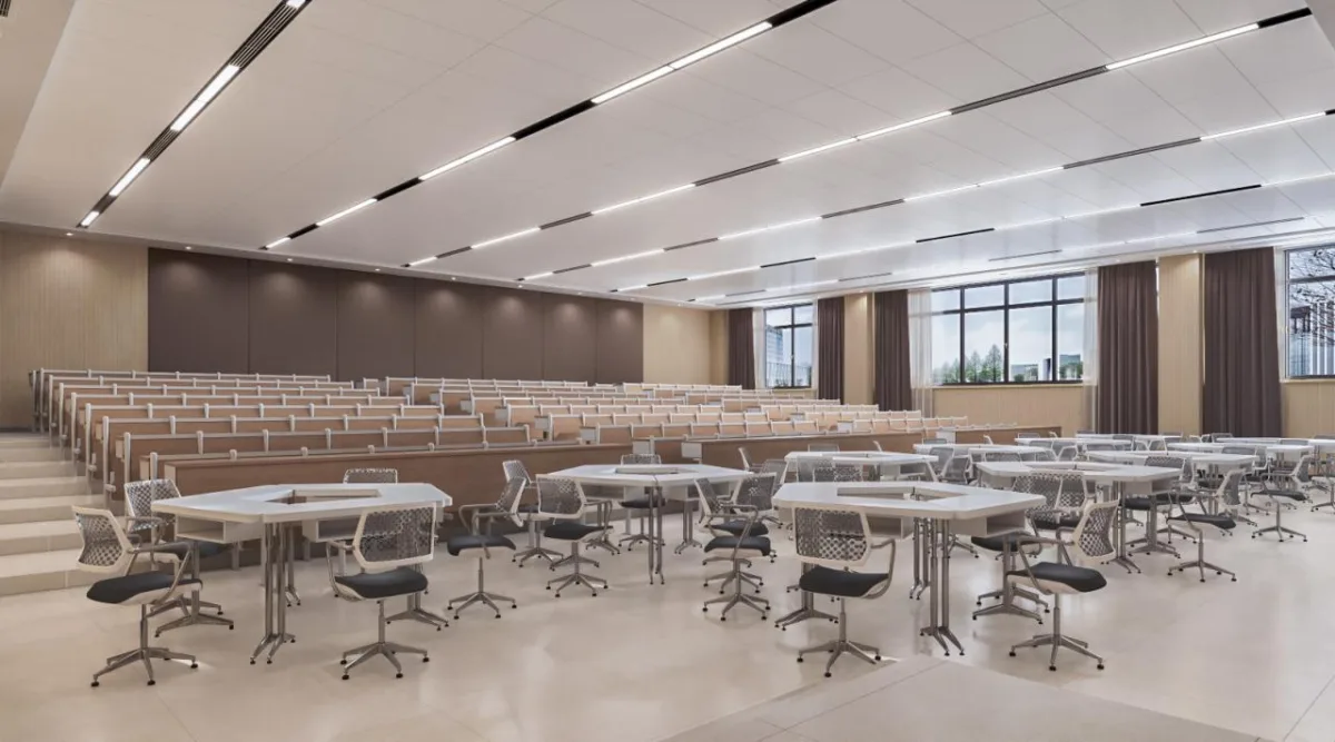 BIM建筑|绿色生态校园：华东师范大学附属顺德美的学校（二期）/ 睿住天元