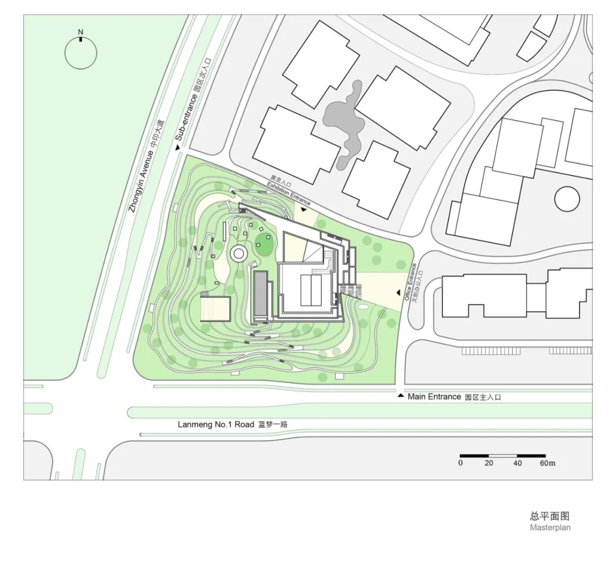 BIM建筑|海南生态智慧新城数字市政厅 / 清华大学建筑设计研究院 素朴建筑工作室