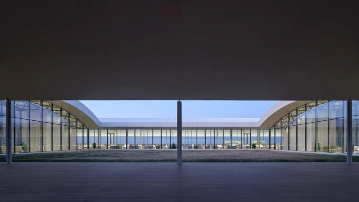 BIM建筑|中国民航大学宁河校区图书馆 / 同济原作工作室