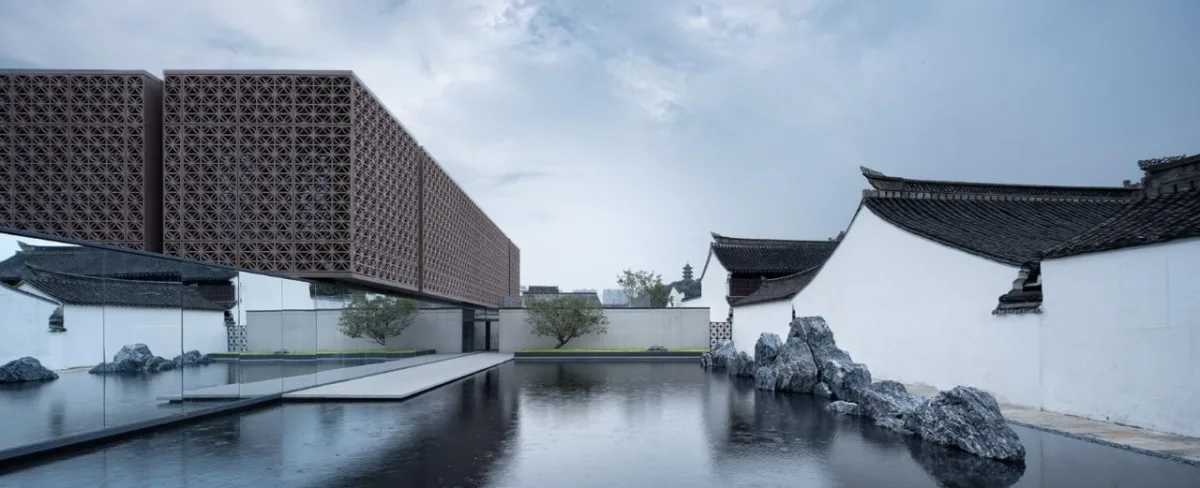 BIM建筑|蔡元培广场及孑民图书馆 / 浙江大学建筑设计研究院
