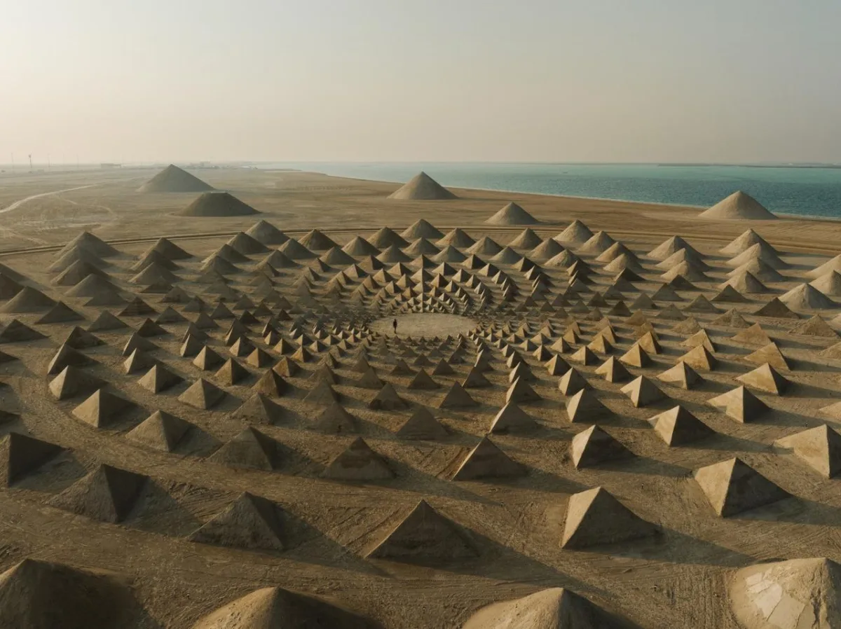 BIM建筑|沉浸式陆地艺术作品 ：“自我相似” / Jim Denevan
