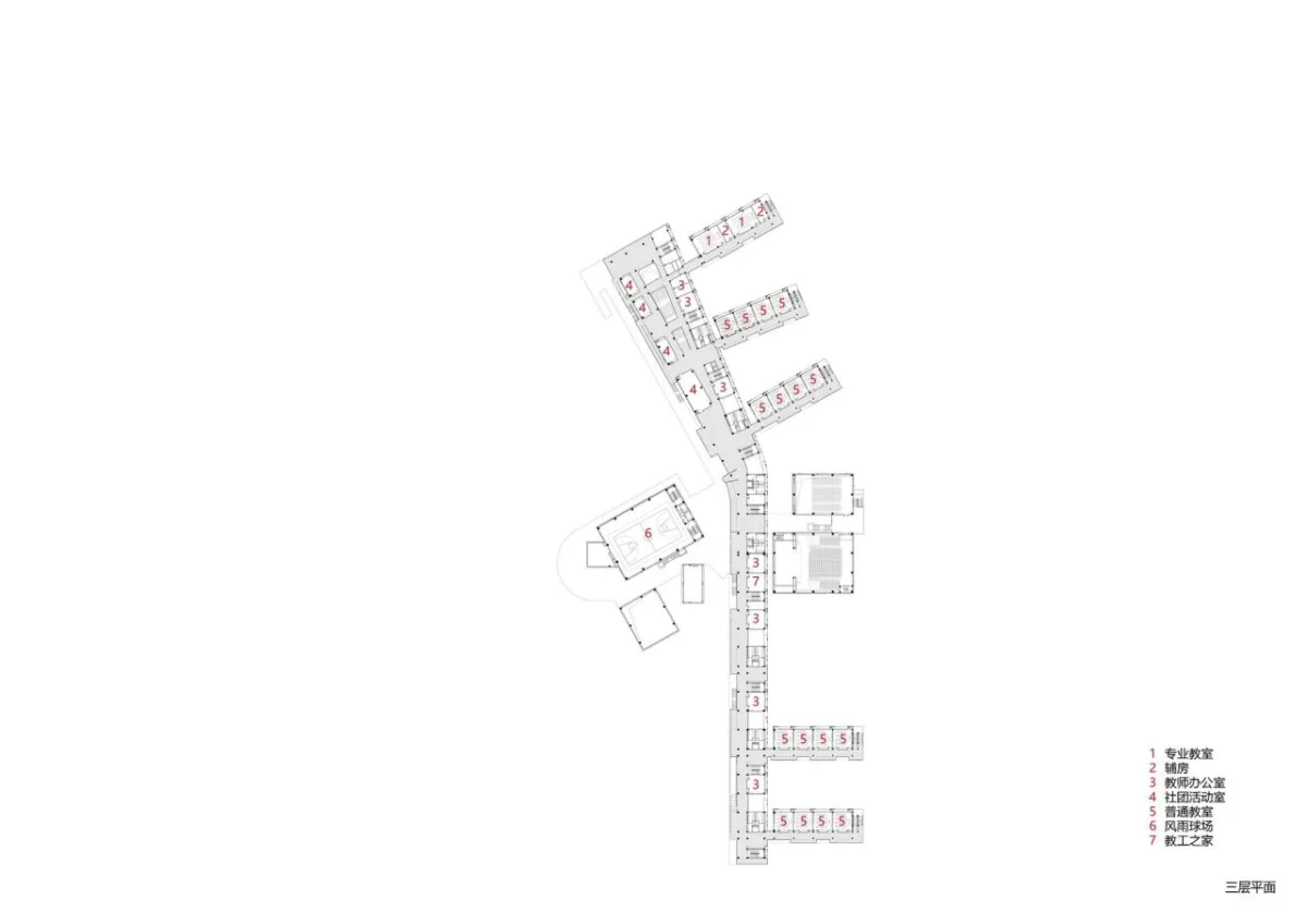 BIM建筑|南通市能达中学 / 九城都市建筑