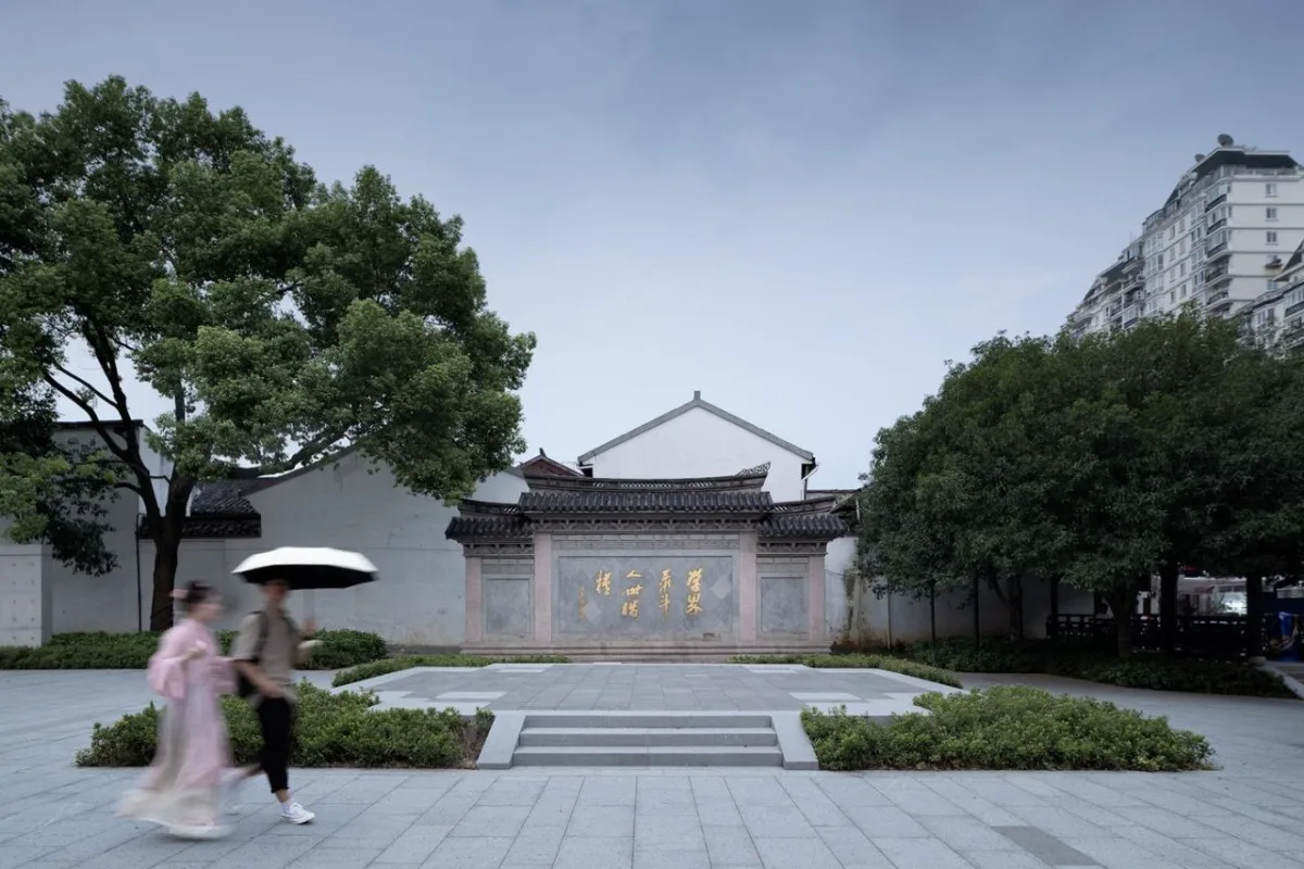 BIM建筑|蔡元培广场及孑民图书馆 / 浙江大学建筑设计研究院