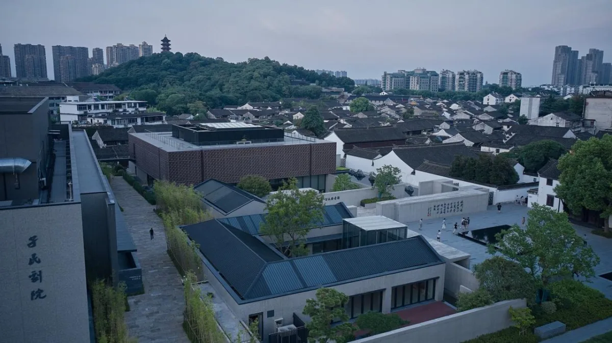BIM建筑|蔡元培广场及孑民图书馆 / 浙江大学建筑设计研究院