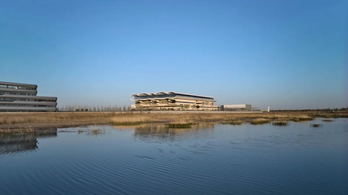 BIM建筑|中国民航大学宁河校区图书馆 / 同济原作工作室