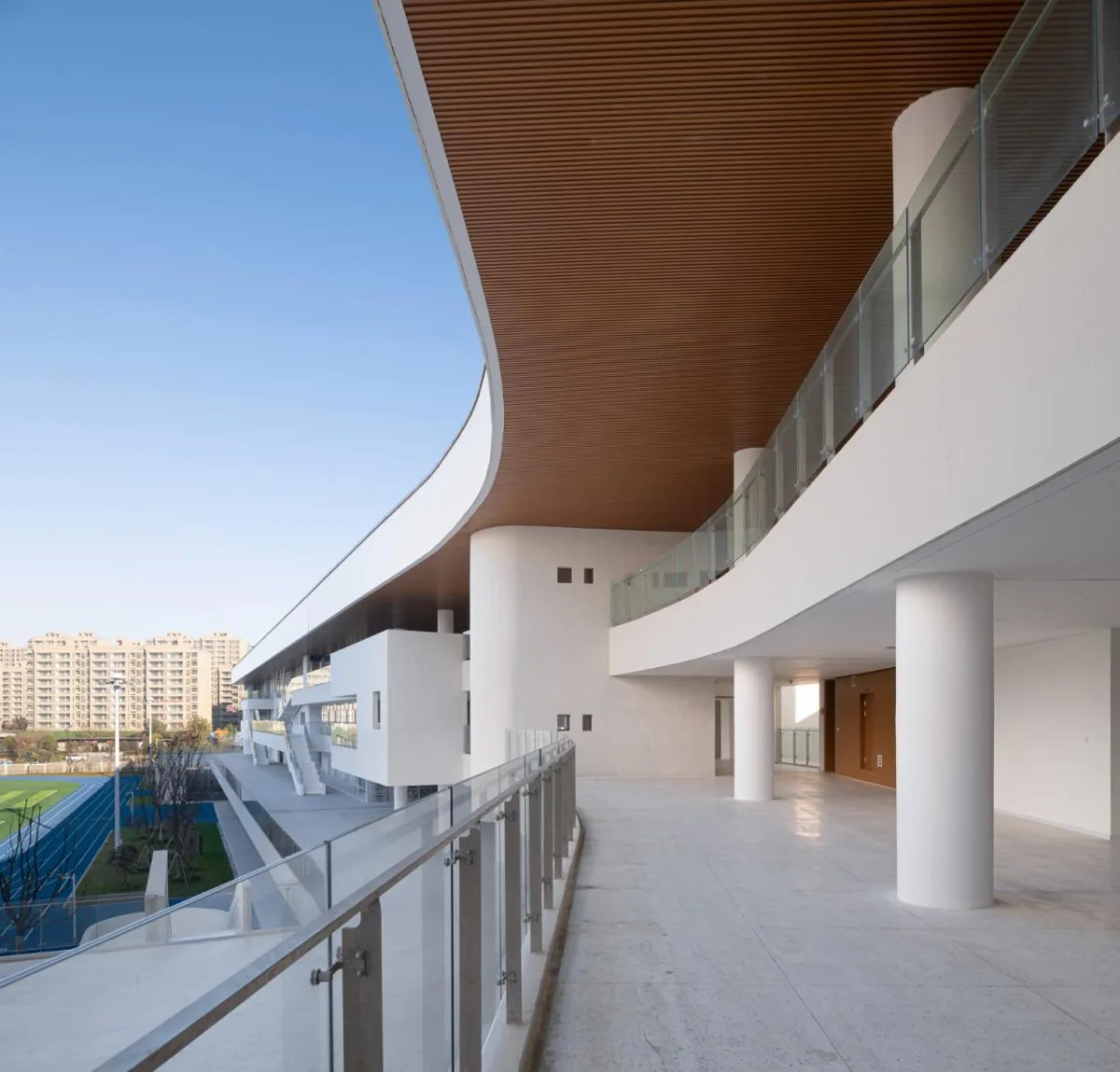 BIM建筑|南通市能达中学 / 九城都市建筑