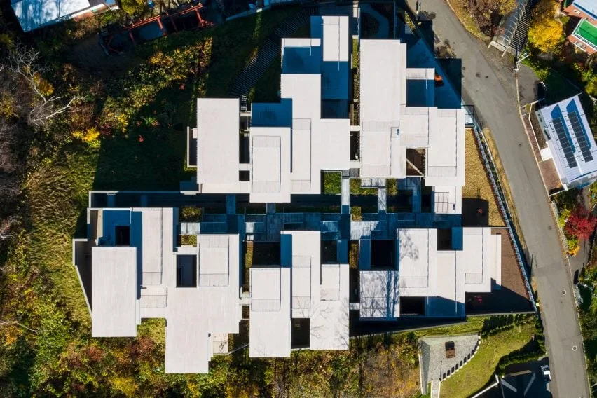 BIM建筑|隈研吾在山坡上设计住宅区
