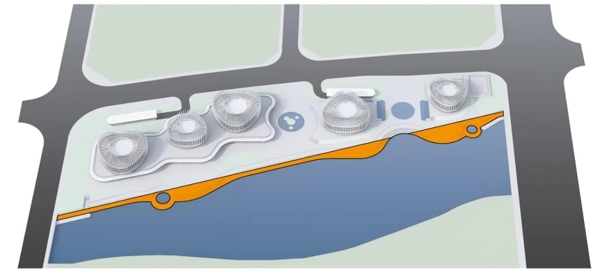 BIM建筑|兰花阁：九流渡滨河艺术街区 / UUA建筑师事务所
