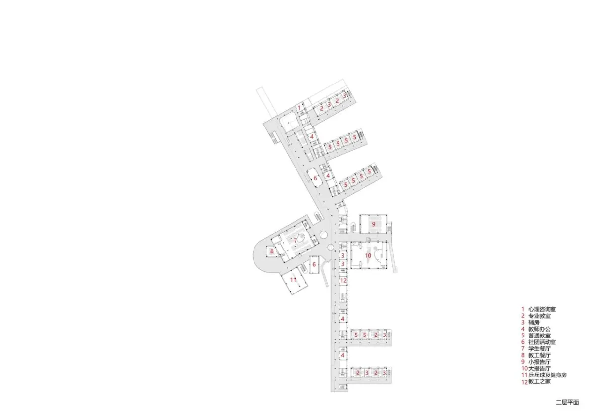 BIM建筑|南通市能达中学 / 九城都市建筑