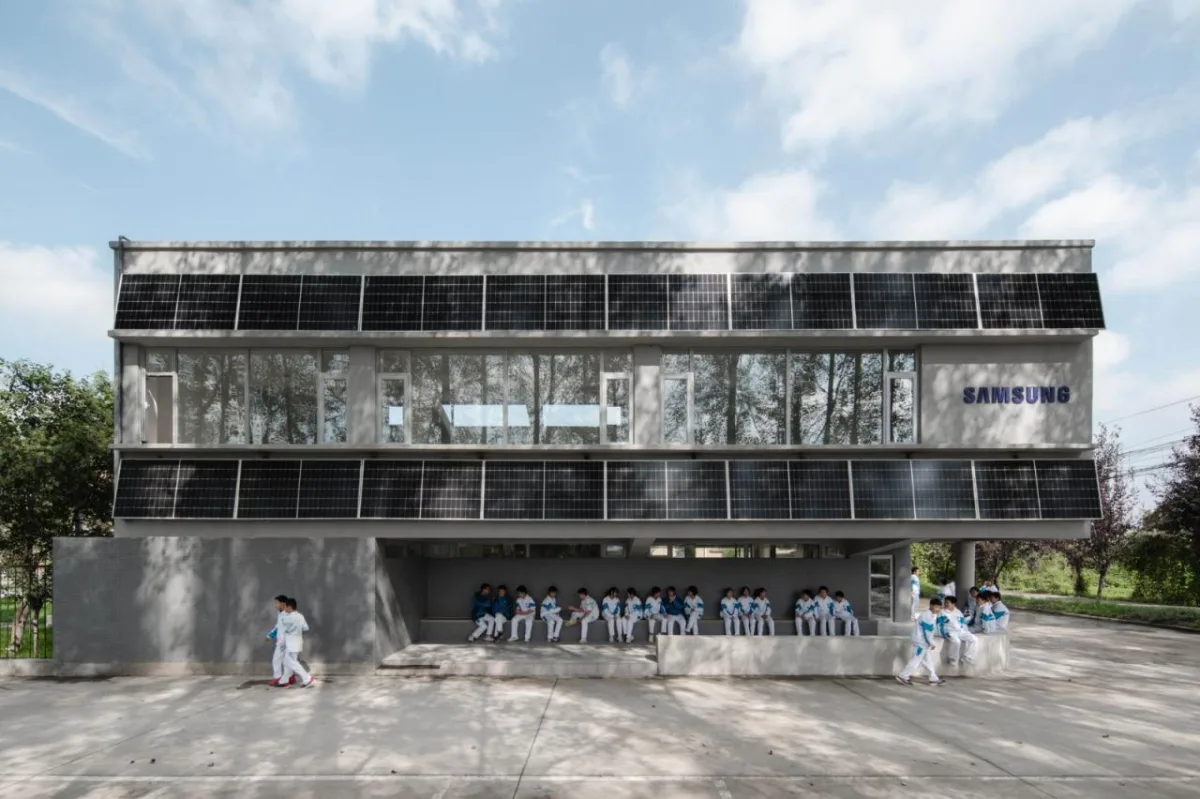 BIM建筑|陕西希望工程校园图书馆2.0 / 垣建筑