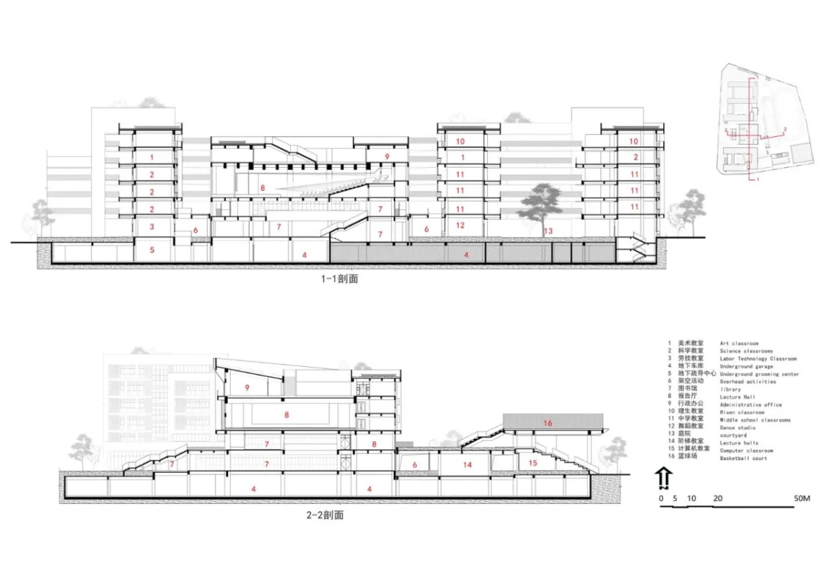 BIM建筑|深圳市坪山区科源实验学校 / 申都设计