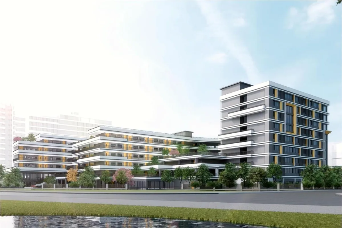 BIM建筑|绿色生态校园：华东师范大学附属顺德美的学校（二期）/ 睿住天元