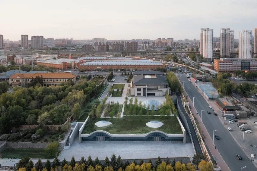BIM建筑|Wutopia设计地下博物馆混凝土屋顶