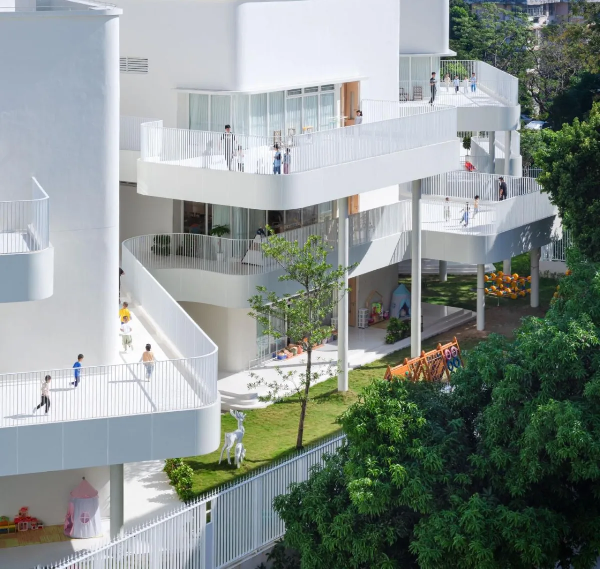 BIM建筑|深圳市第二幼儿园 / 徐昀超建筑工作室