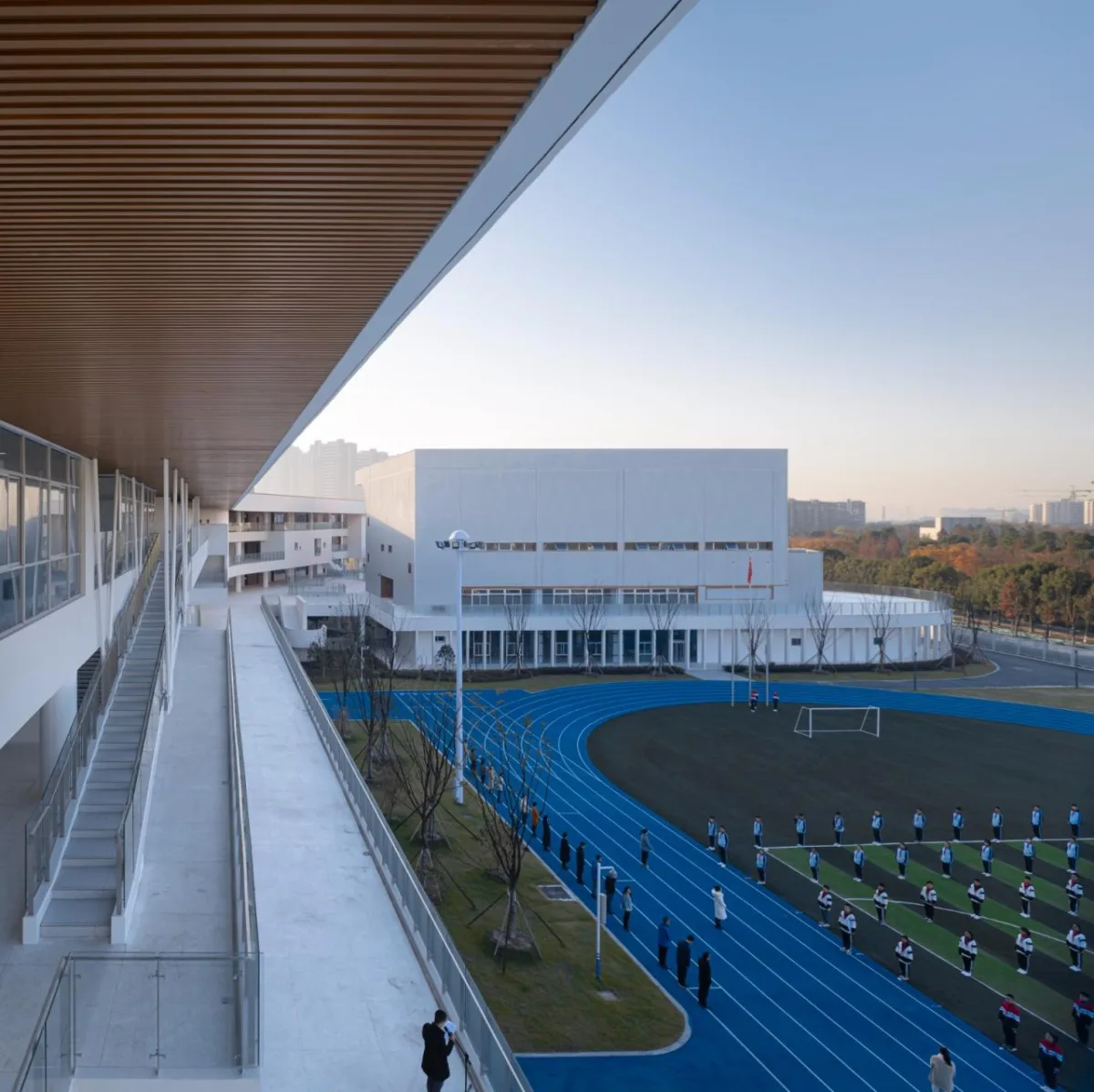 BIM建筑|南通市能达中学 / 九城都市建筑