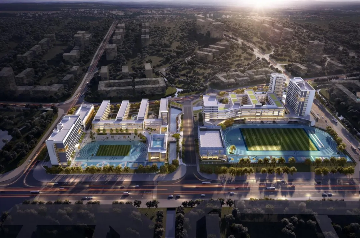 BIM建筑|绿色生态校园：华东师范大学附属顺德美的学校（二期）/ 睿住天元