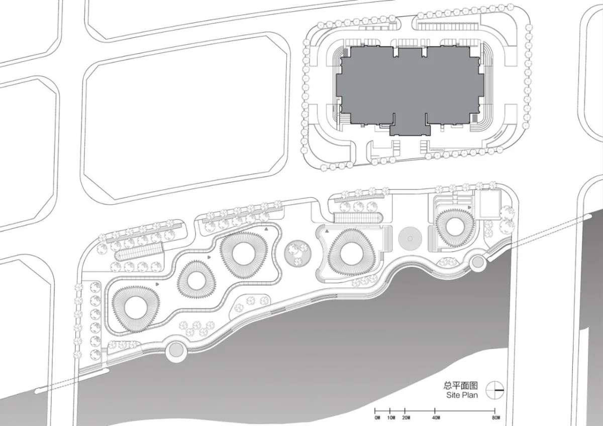 BIM建筑|兰花阁：九流渡滨河艺术街区 / UUA建筑师事务所