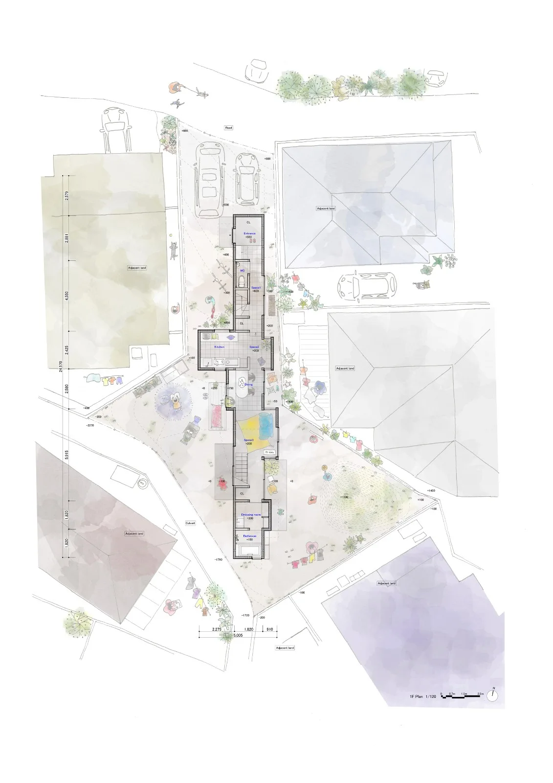 BIM建筑|KJ 住宅 / 1-1 Architects