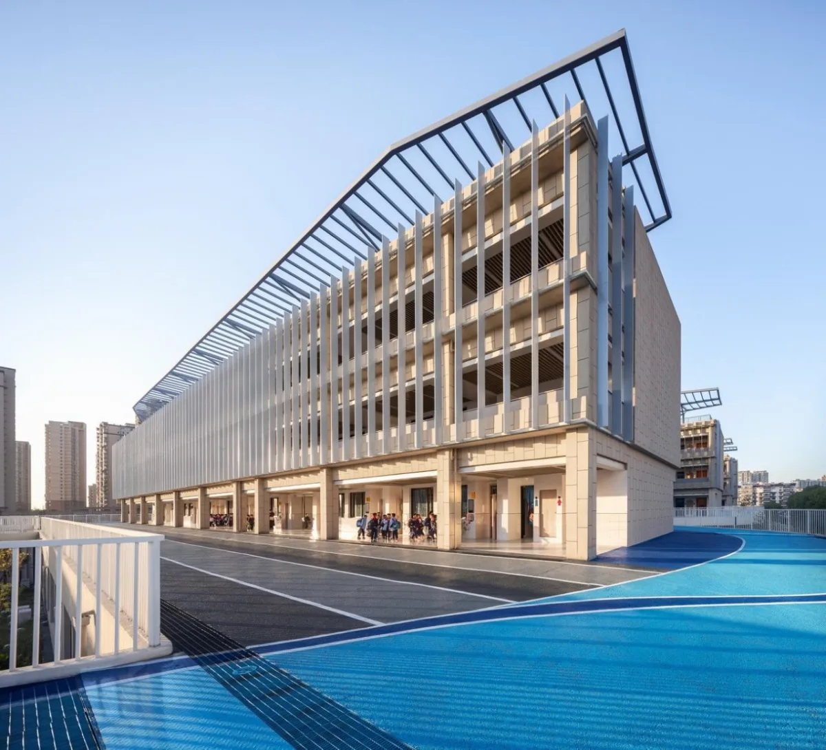 BIM建筑|扬名实验学校 / 米丈建筑