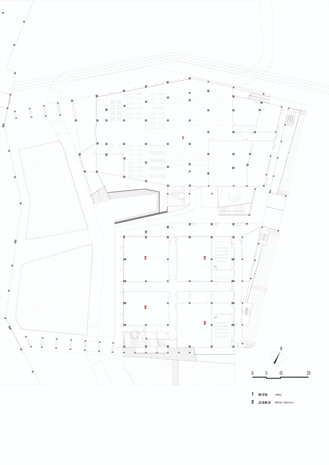 BIM建筑|杭州中泰中学建筑设计 / LZGC量子构城设计事务所+浙江建院建筑规划设计院