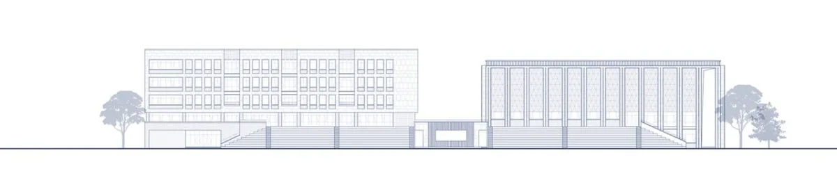 BIM建筑|河南安阳振中学校 / 山东建筑大学建筑城规学院象外营造工作室