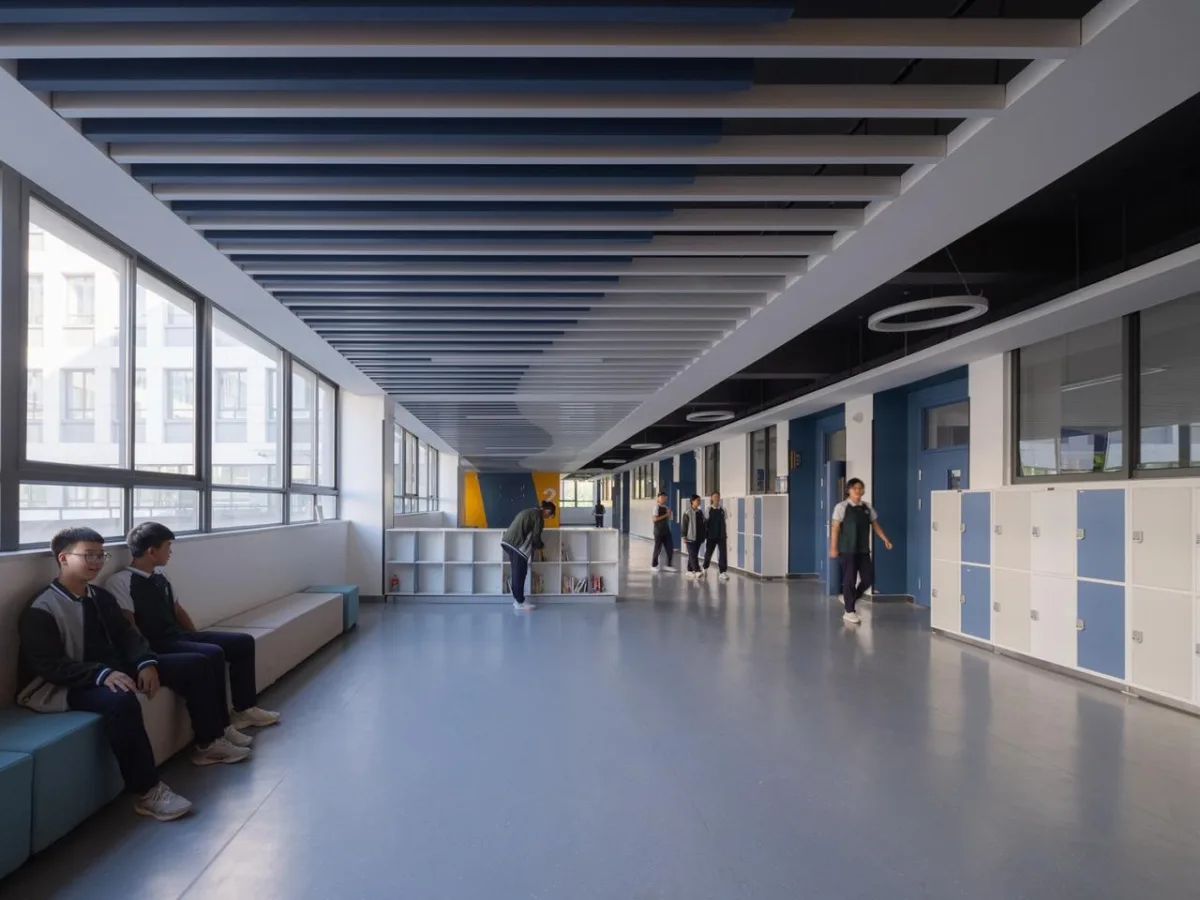 BIM建筑|河南安阳振中学校 / 山东建筑大学建筑城规学院象外营造工作室
