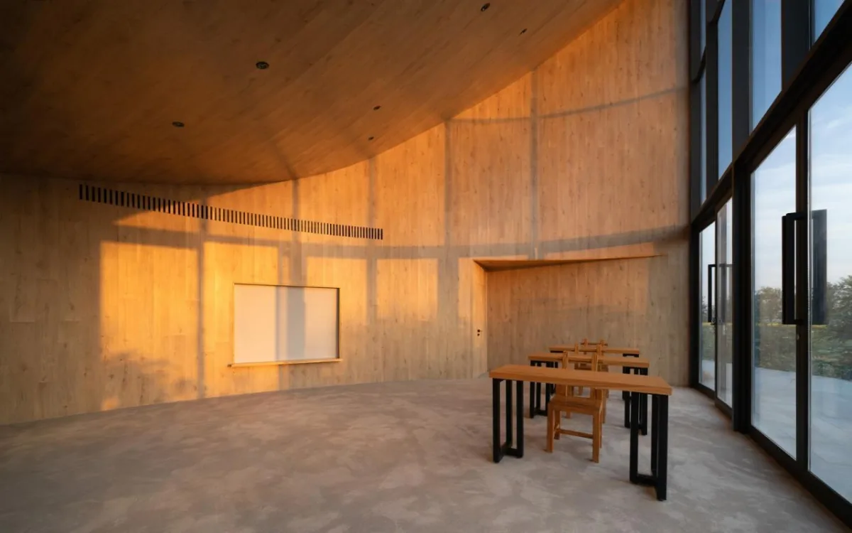 BIM建筑|云台山冰菊花田书馆 / 一树建筑