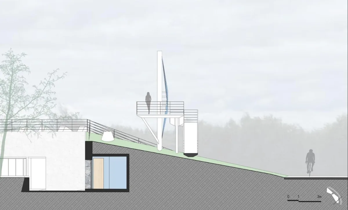 BIM建筑|帆的乡愁：环洱海生态廊道五号驿站 / 三文建筑
