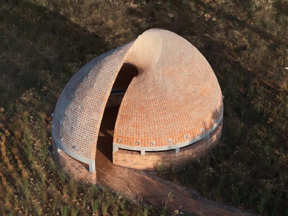 BIM建筑|红砖概念图书馆 / HCCH合尘建筑