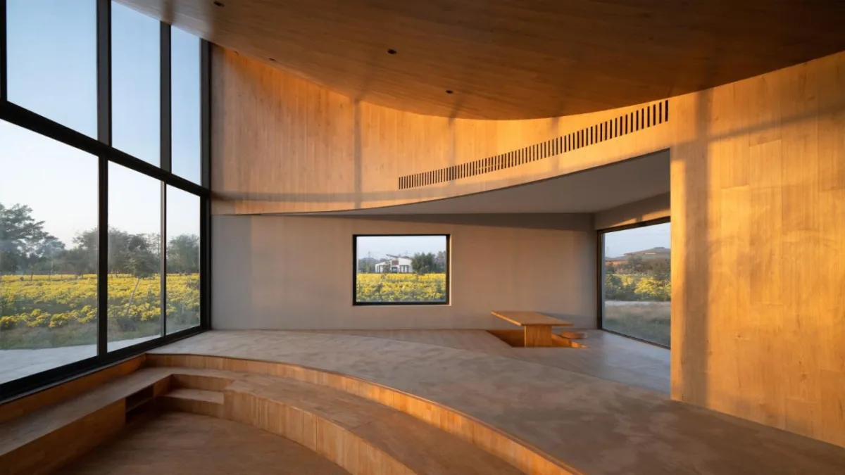 BIM建筑|云台山冰菊花田书馆 / 一树建筑