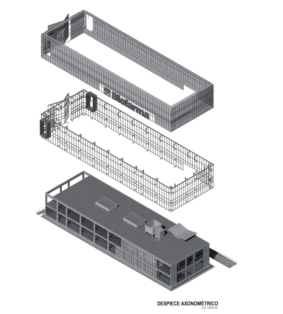 BIM建筑|生物制药总部 / Santiago Viale Lescano + Juan Manuel Juárez