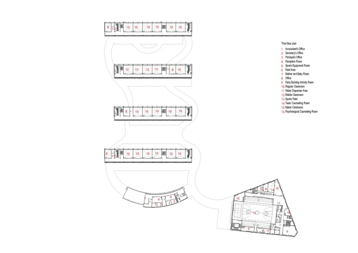 BIM建筑|扬名实验学校 / 米丈建筑