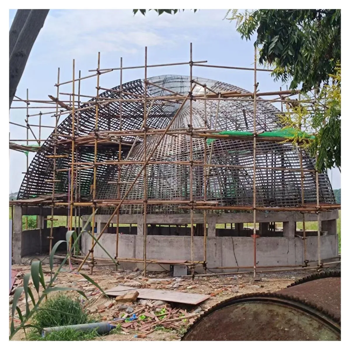 BIM建筑|红砖概念图书馆 / HCCH合尘建筑